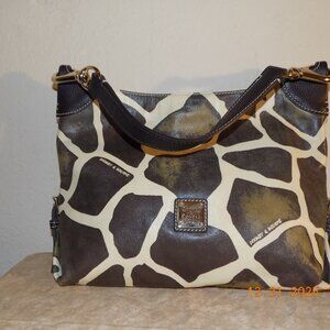 Dooney & Bourke Giraffe Print Shoulder Bag